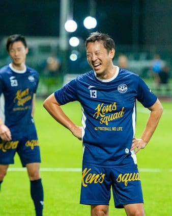 ピッチに立つ幸野健一